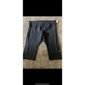 Nike Womens The Nike One Tight Fit 2x‎ Capris Nwt Black